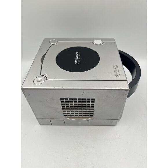 Nintendo Game Cube Platinum Silver Console With Controller - Tested Works - Picture 7 of 15